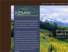 Tablet Screenshot of kemwest.com